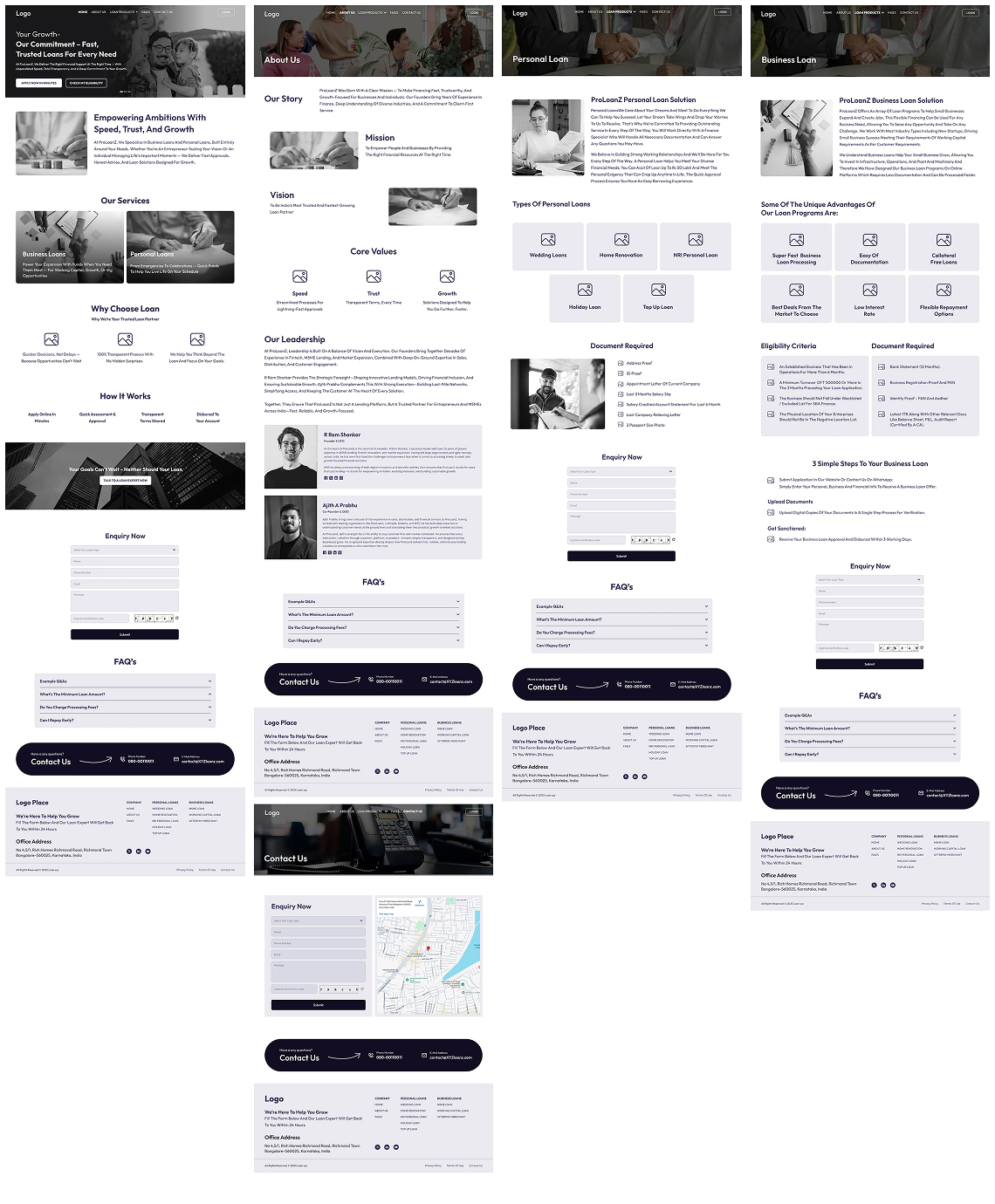 Wireframe Designs